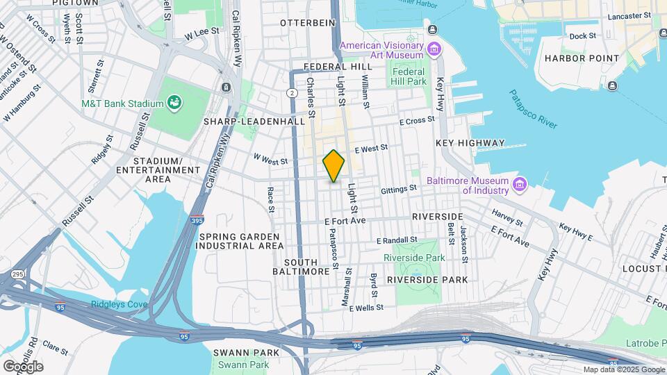 1313 Patapsco St Map and Location Details