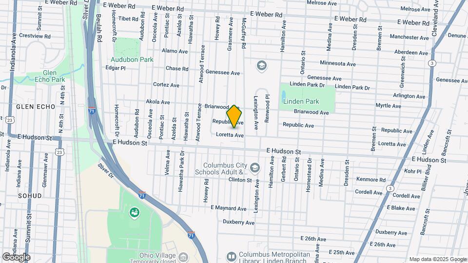 1044 Loretta Ave Map and Location Details