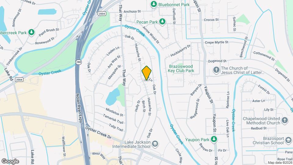 340 Huisache St Map and Location Details