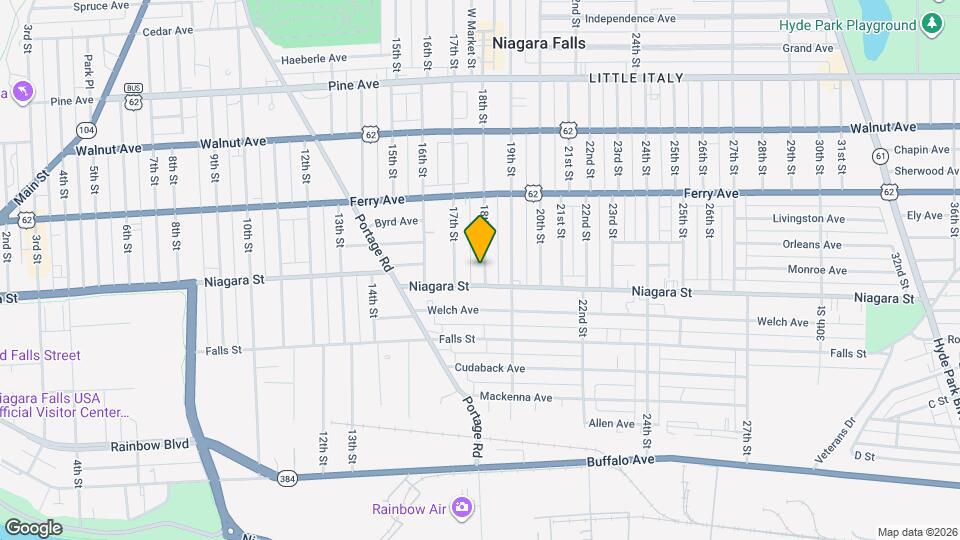 414 18th St Map and Location Details