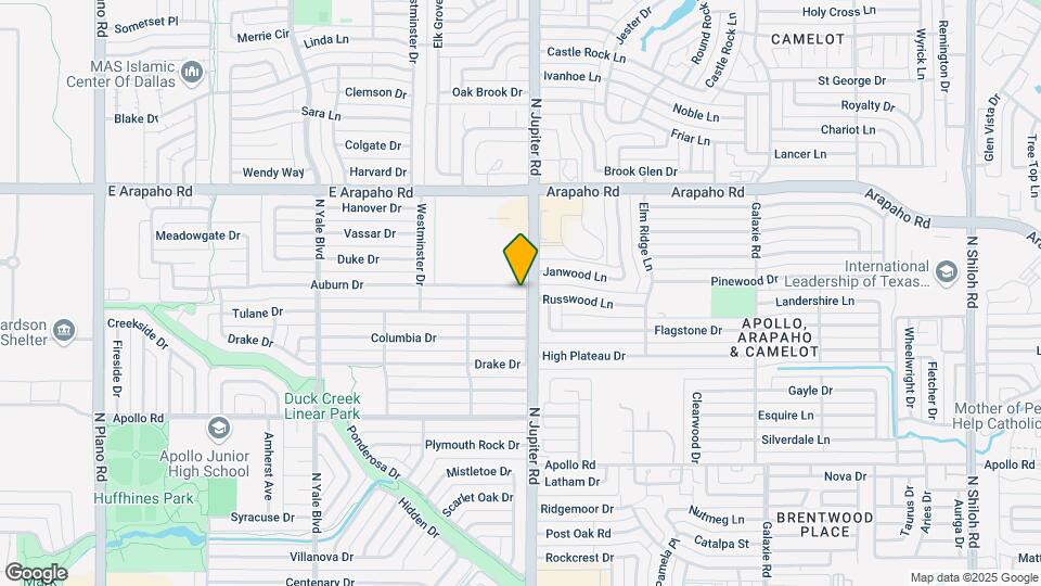 2126 Auburn Dr Map and Location Details