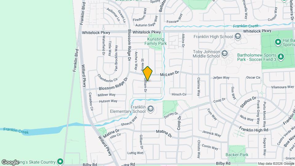 5210 Lotus Pond Way Map and Location Details