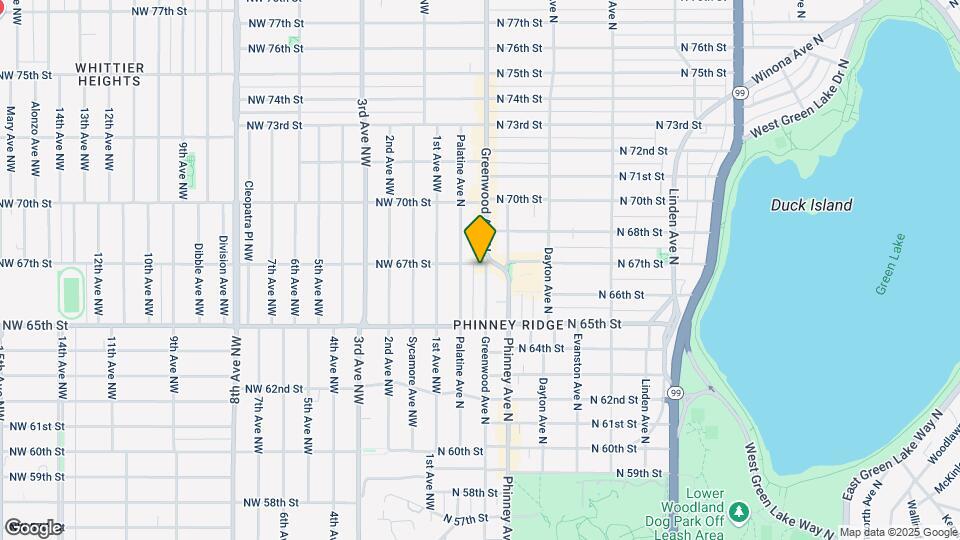 6553 Greenwood Ave N Map and Location Details