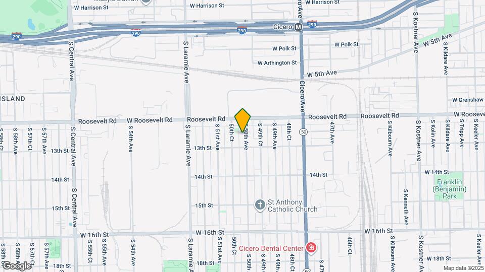 1228 S 50th Ave Map and Location Details