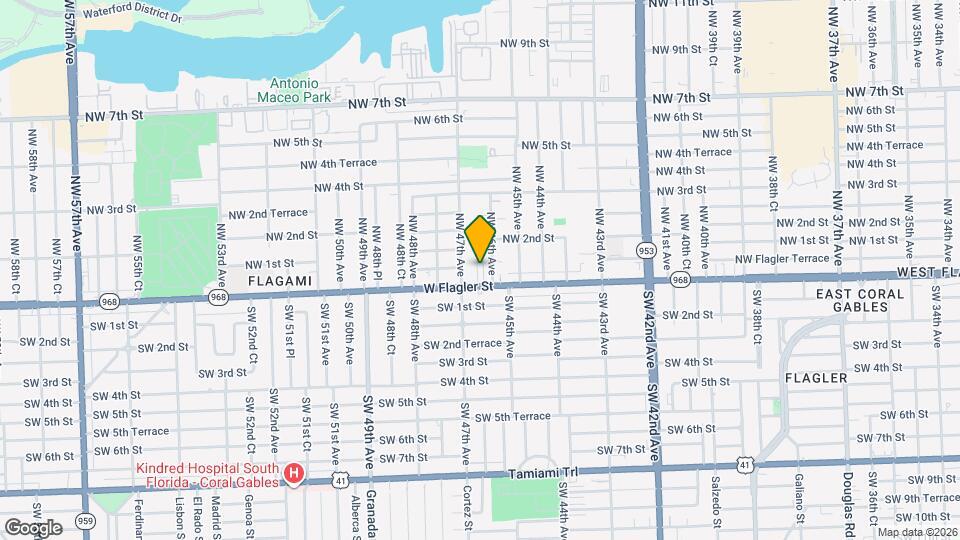 4651 W Flagler St Mapa y Detalles de la Ubicación