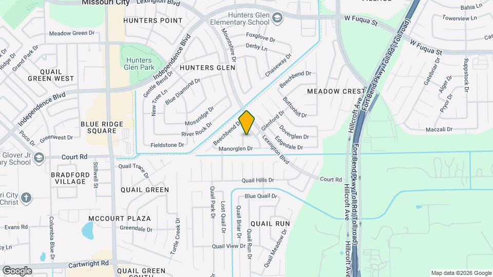 2503 Brookford Dr Map and Location Details