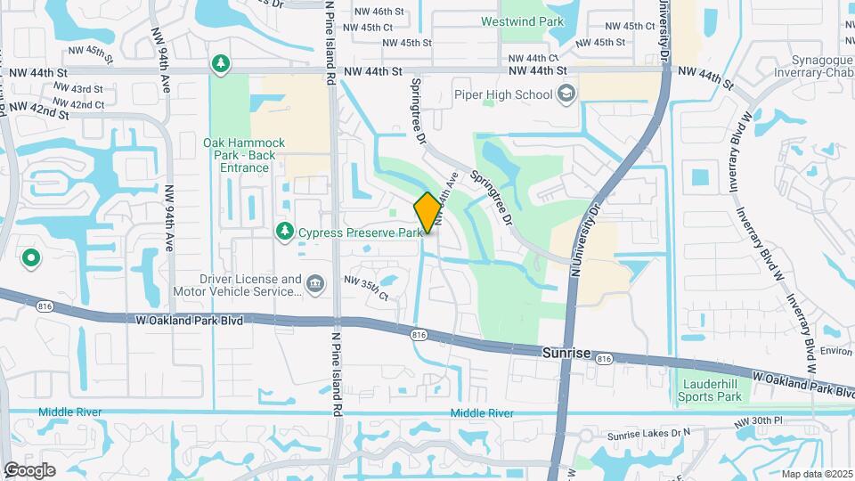 3791 NW 84th Ave Map and Location Details