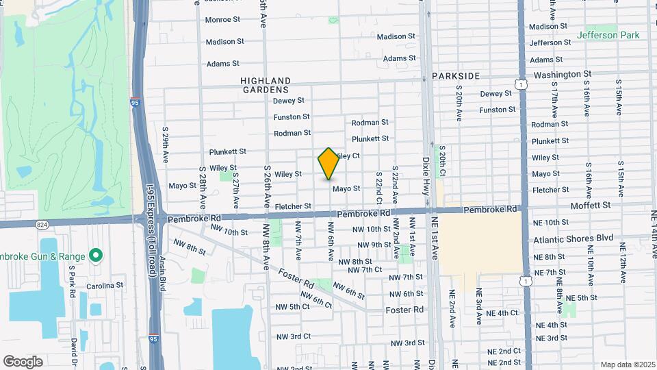 1524 S 24th Ct Map and Location Details