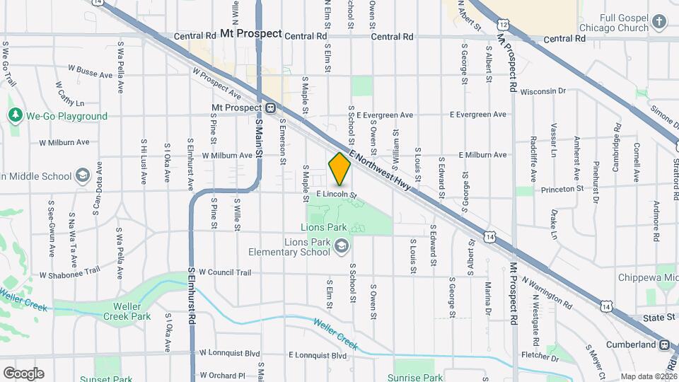 308 E Lincoln St Map and Location Details