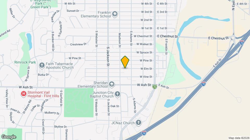 319 W Elm St Map and Location Details