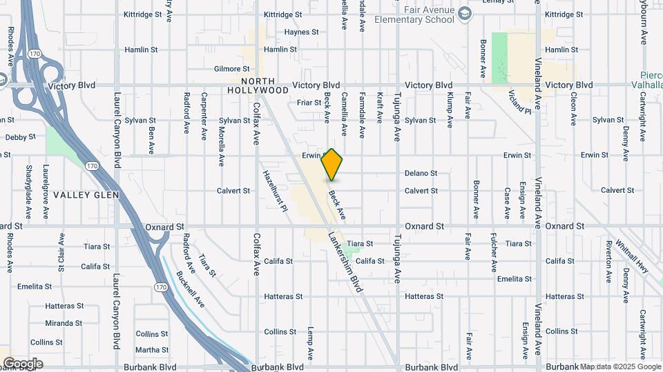 11525 Calvert St Map and Location Details