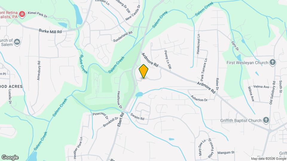 1912 Salem Bluff Dr Map and Location Details