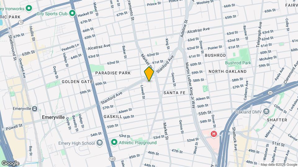5835 Occidental St Map and Location Details