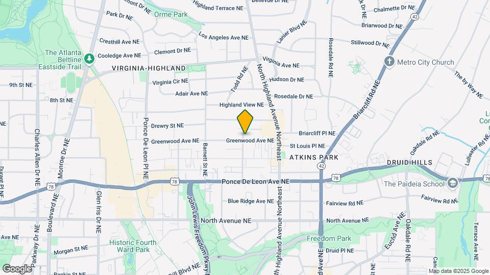 974 Greenwood Ave NE Map and Location Details