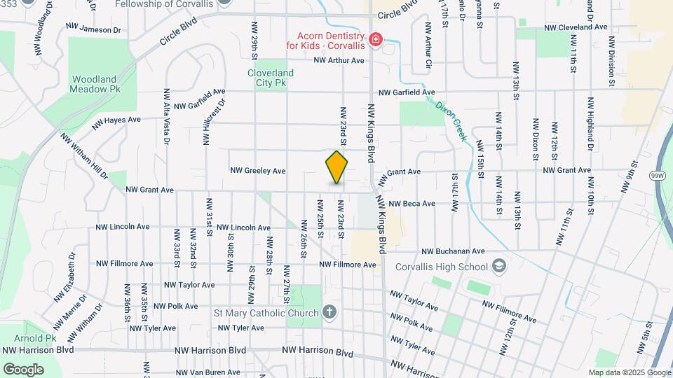 2311 NW Grant Ave Map and Location Details