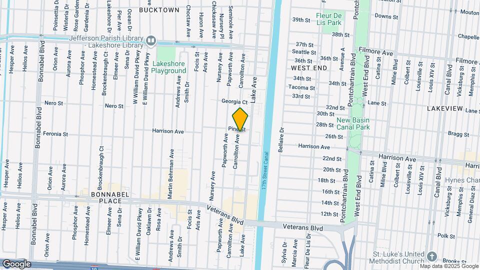 1145 Carrollton Ave Map and Location Details