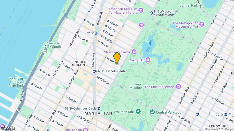 14 W 69th St Map and Location Details