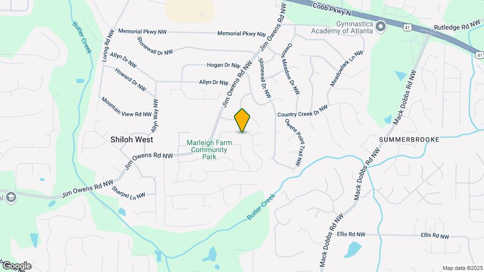 2622 Marleigh Farm Rd NW Map and Location Details