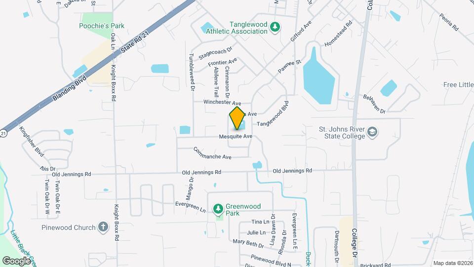 2774 Mesquite Ave Map and Location Details