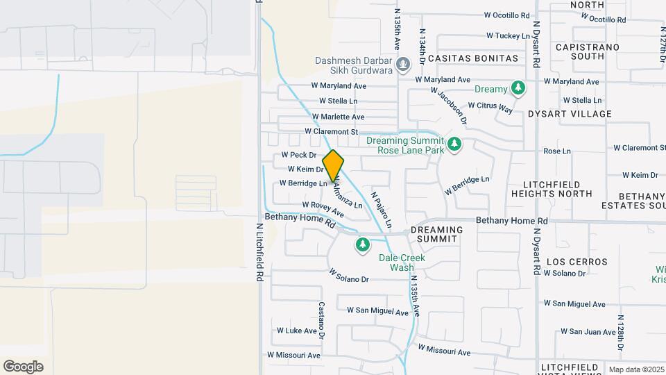 6120 N Almanza Ln Map and Location Details