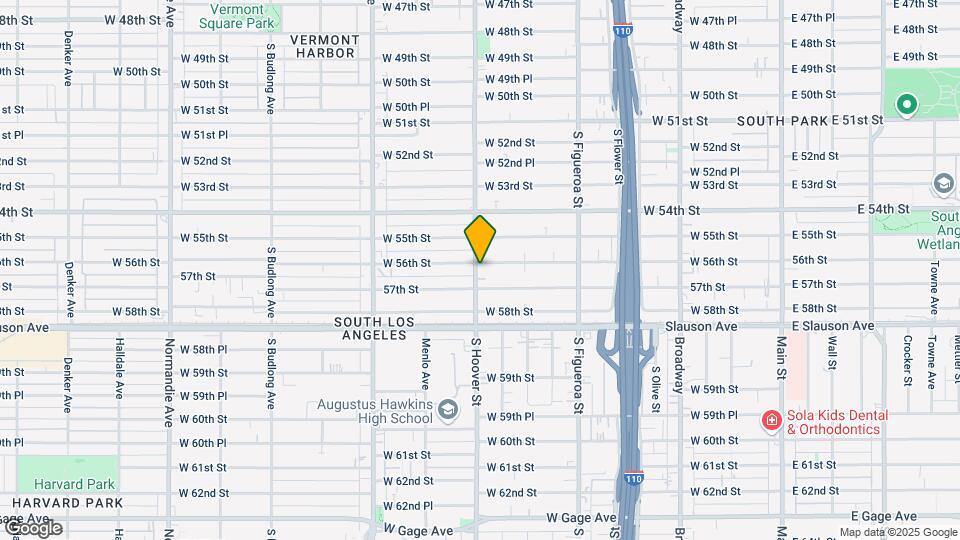 738 W 56th St Map and Location Details