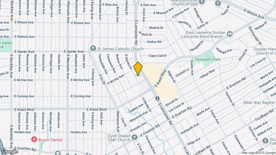 3030 S Denley Dr Map and Location Details