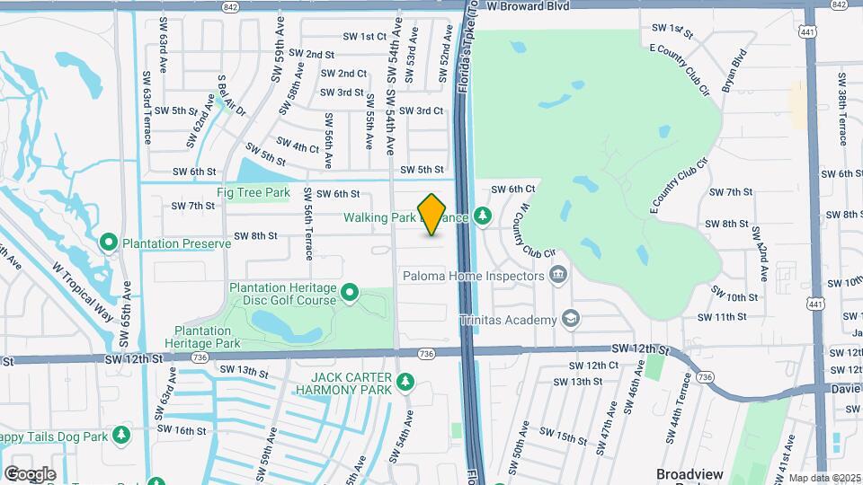 5261 SW 8th Ct Map and Location Details