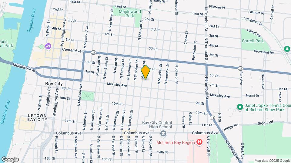 512 N Lincoln St Map and Location Details