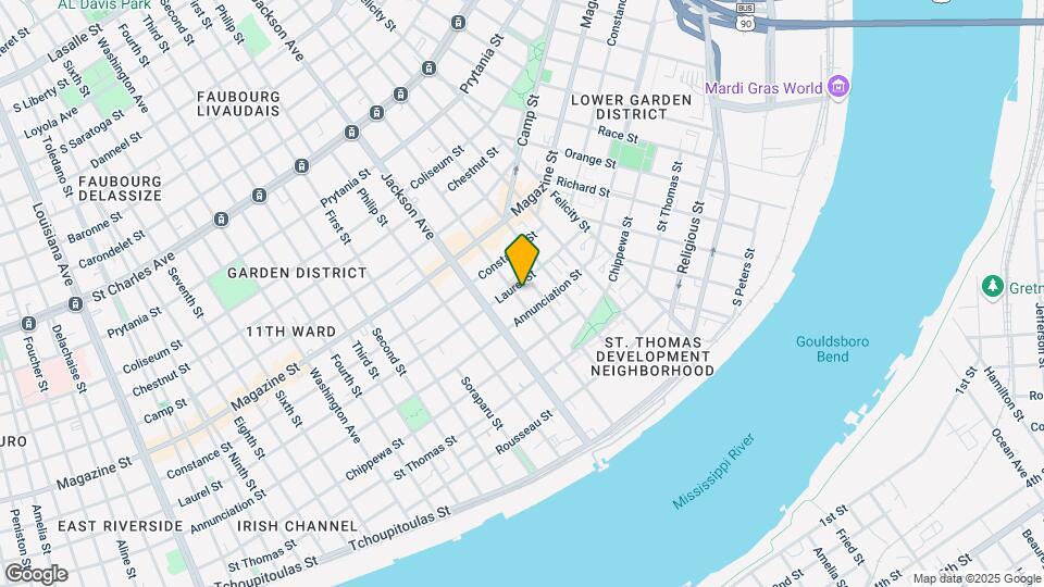 843 Josephine Dr Mapa y Detalles de la Ubicación