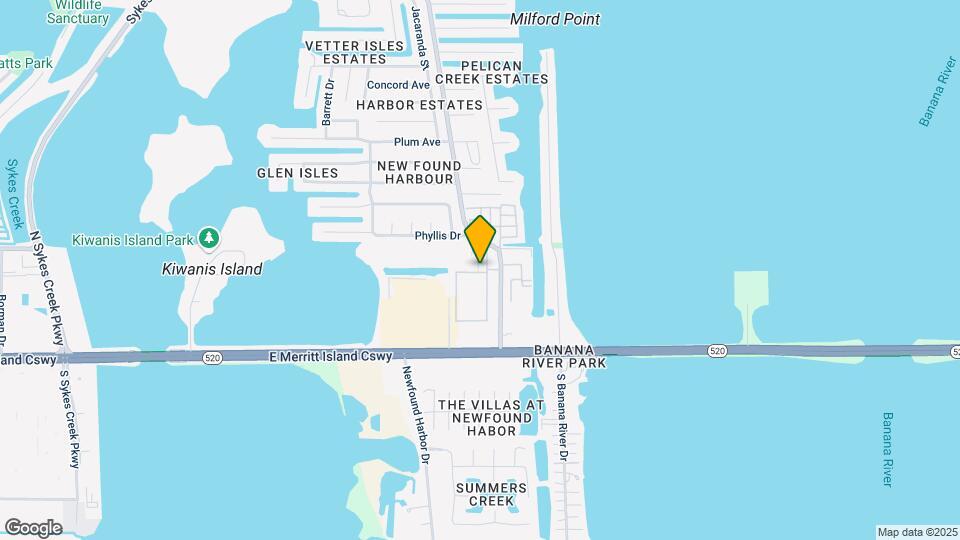 Merritt Island Co-Op Apartments Map and Location Details