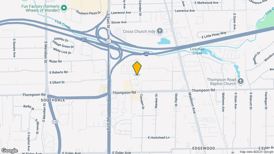 718 Southfield Ct Map and Location Details