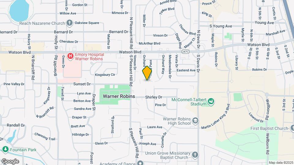 310 Orchard Way Map and Location Details