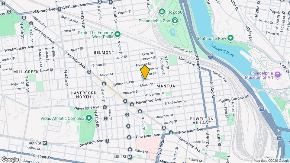 675 N 39th St Map and Location Details