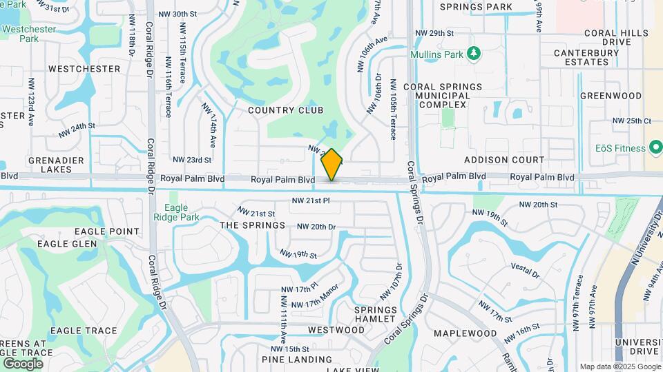 10878 Royal Palm Blvd Mapa y Detalles de la Ubicación