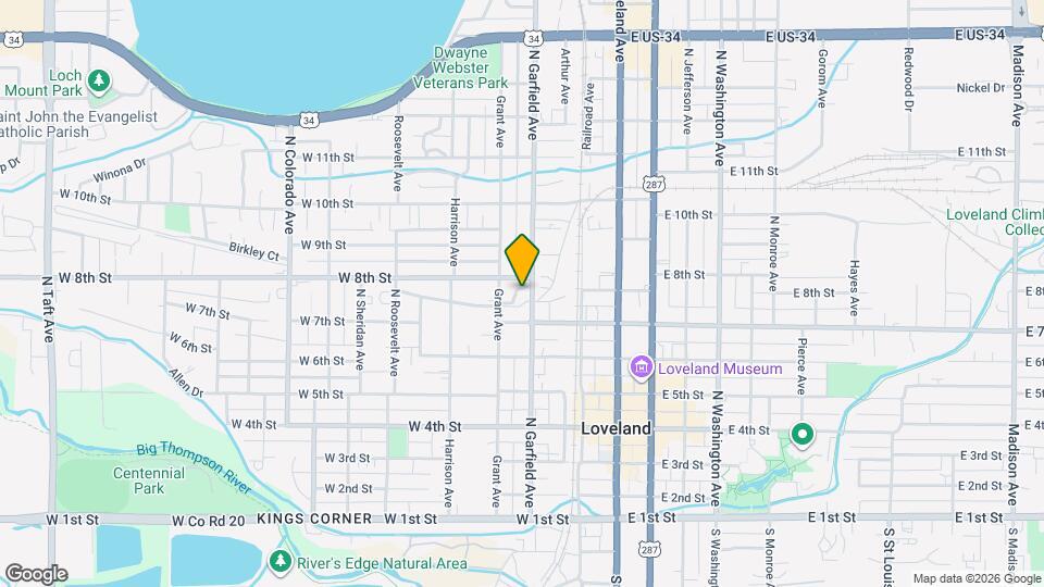 713 N Garfield Ave Map and Location Details