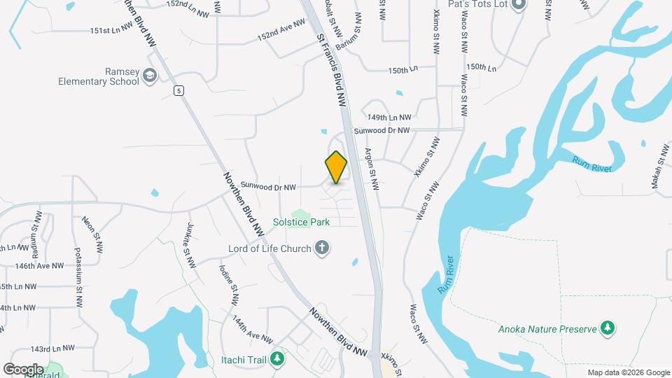 14791 Cobalt ST NW Map and Location Details