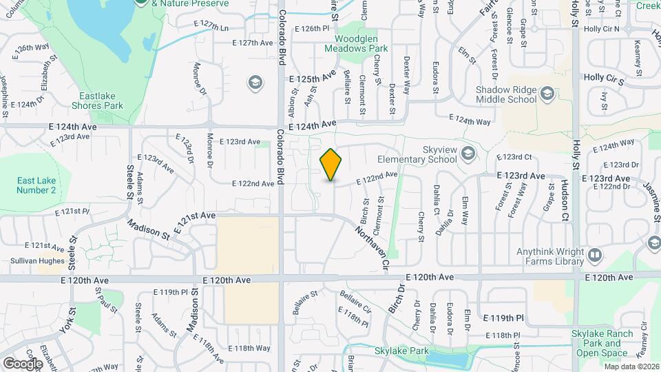 12205 Bellaire St Map and Location Details