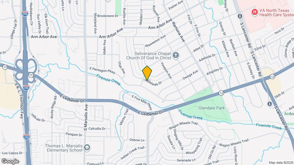 1214 Adelaide Dr Map and Location Details