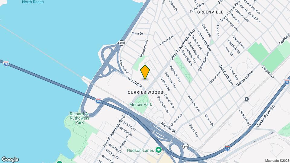 133 Pamrapo Ave Map and Location Details