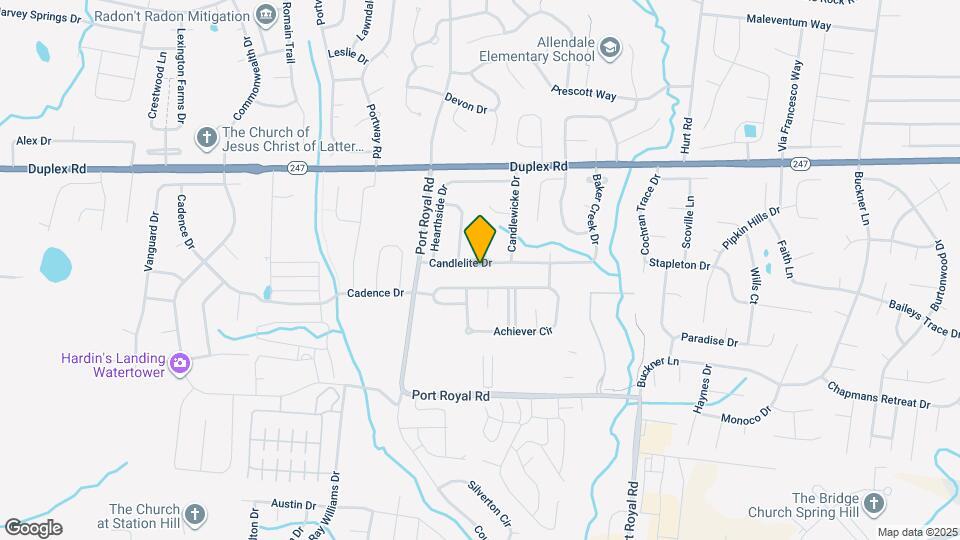 3013 Candlelite Dr Map and Location Details