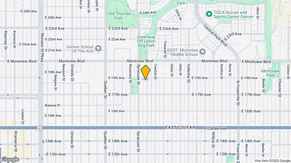 1777 Spruce St Map and Location Details