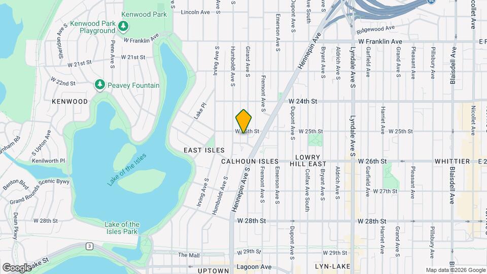 2504 Girard Avenue South, Unit Lower Unit 1 Map and Location Details