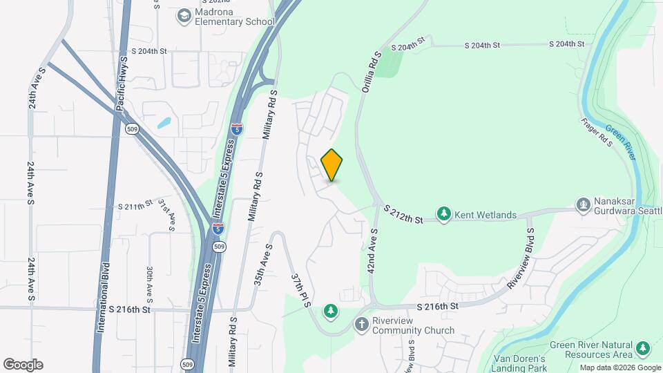 4001 S 211th Pl Map and Location Details