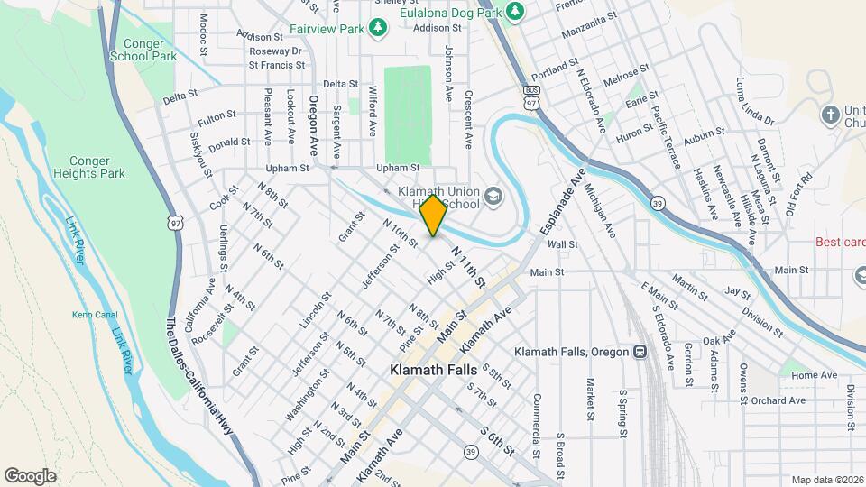 1018 Washington St Map and Location Details