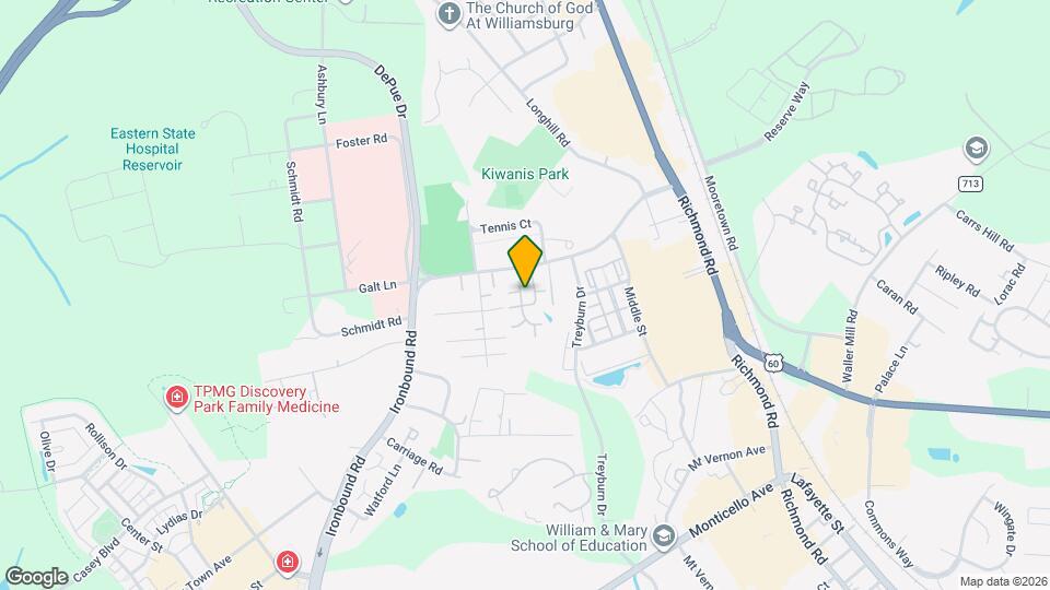 1110 Settlement Dr Map and Location Details