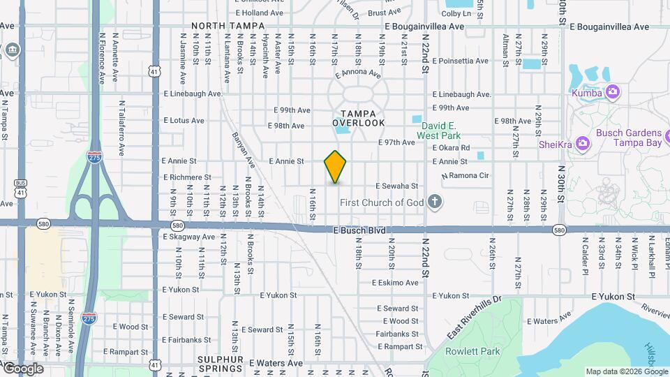 9320 N Elmer St Map and Location Details