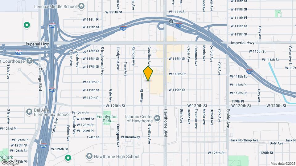 11855 Grevillea Ave Mapa y Detalles de la Ubicación