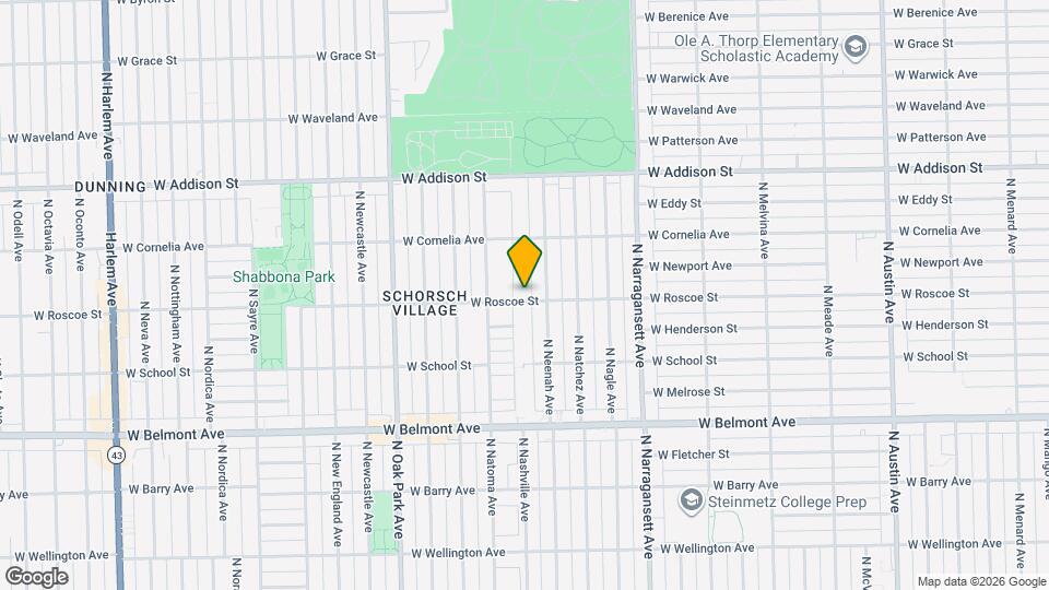 6552 W Roscoe St, Unit 4 Mapa y Detalles de la Ubicación