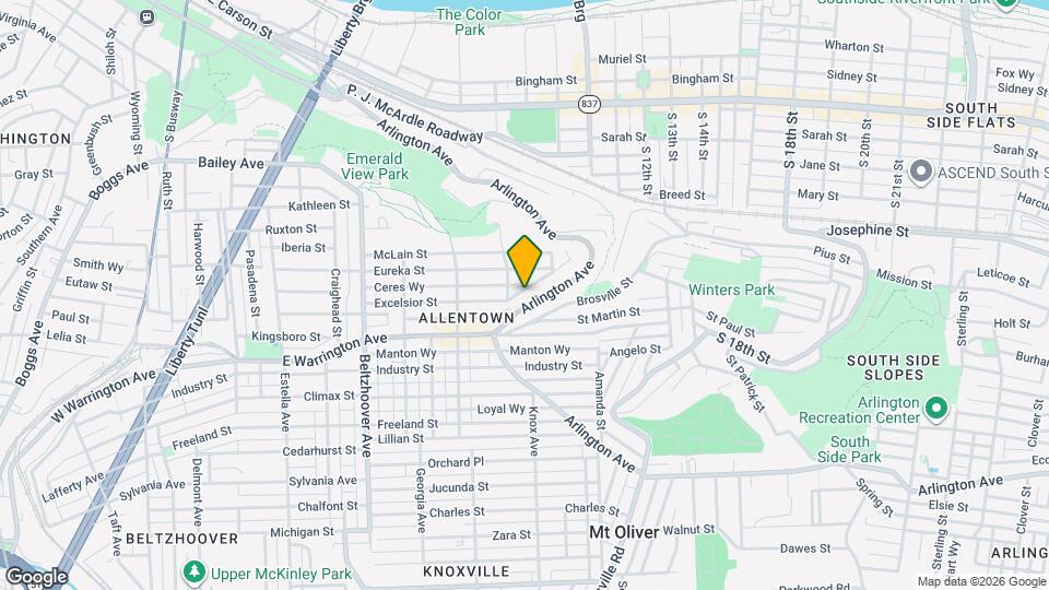 918 Excelsior St Map and Location Details