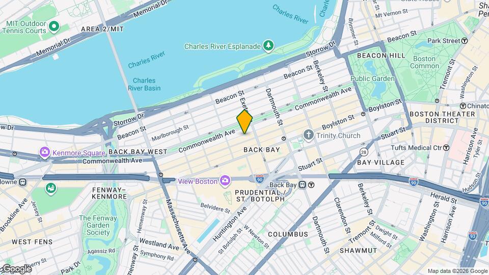 207 Newbury St Map and Location Details